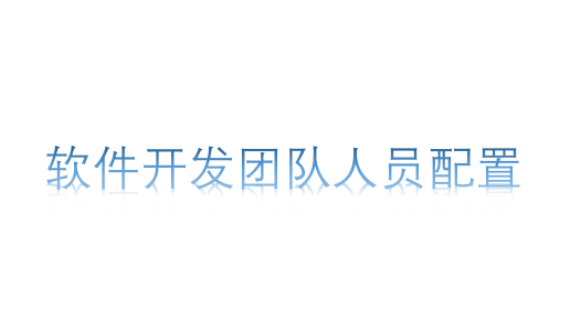 軟件開發團隊人員配置