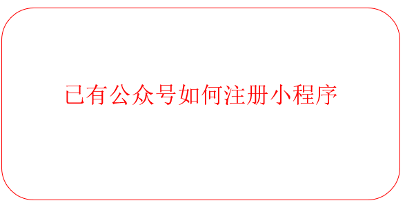 已有公眾號如何注冊小程序