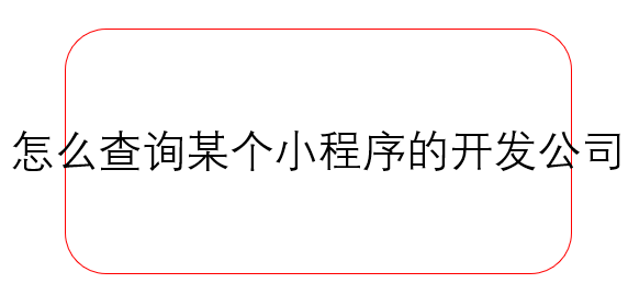 怎么查詢某個小程序的開發公司