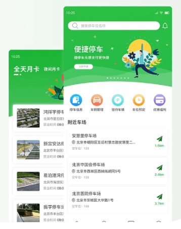 查找附近停車場的小程序